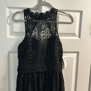 Long Black Dress Size L